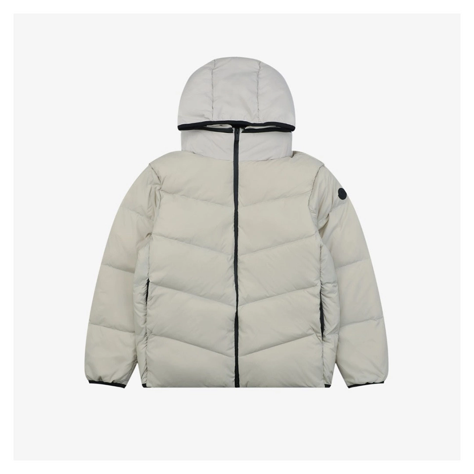 Mxxcler Forez Hooded Down Jacket #MT-518 Grey Front view