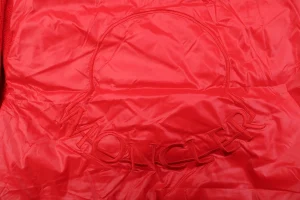 Mxxcler Four-Panel Knit Sleeve Down Jacket Red Brand