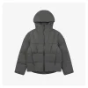 Mxxcler Fusain Short Down Puffer Jacket (Grey/Black)