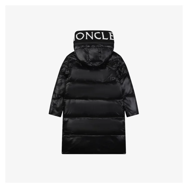 Mxxcler Genius 1952 Logo Hooded Long Down Jacket Back view