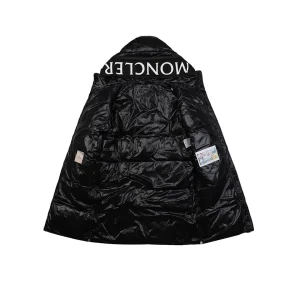 Mxxcler Genius 1952 Logo Hooded Long Down Jacket Lining