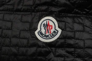 Mxxcler Gisors Waffle Quilted Hooded Down Jacket Black Brand label