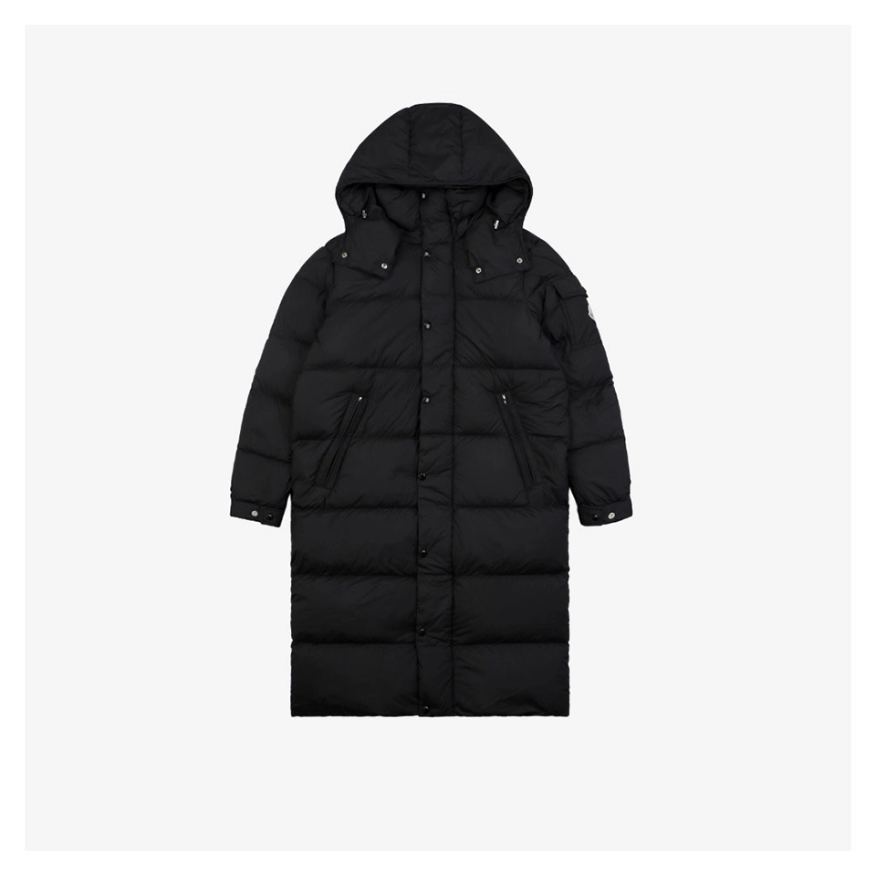 Mxxcler Hanoverian Long Hooded Down Coat Front view