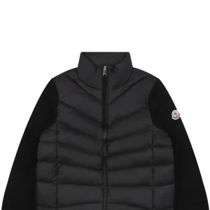 Mxxcler Irregular Panel Quilted Down Jacket Black