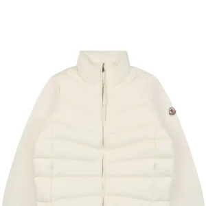 Mxxcler Irregular Panel Quilted Down Jacket White