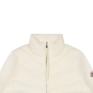 Mxxcler Irregular Panel Quilted Down Jacket White