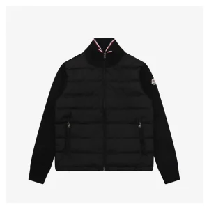 Mxxcler Knit Panel Down Jacket #MT-718 Front view