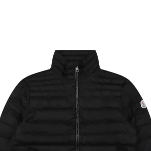 Mxxcler Leather-Trim Pocket Knit Down Jacket #MT-091