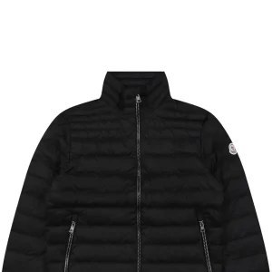 Mxxcler Leather-Trim Pocket Knit Down Jacket #MT-091