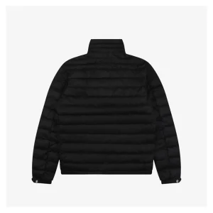 Mxxcler Leather-Trim Pocket Knit Down Jacket #MT-091 Back view