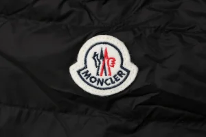 Mxxcler Leather-Trim Pocket Knit Down Jacket #MT-091 Brand label