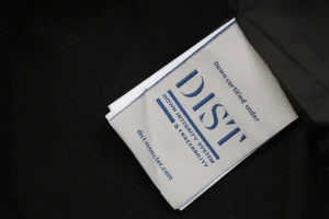 Mxxcler Leather-Trim Pocket Knit Down Jacket Black Wash label