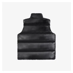 Mxxcler Lipsi Lightweight Duck Down Vest #MT-2065 Black Back view
