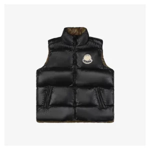 Mxxcler Lipsi Lightweight Duck Down Vest #MT-2065 Black Front view