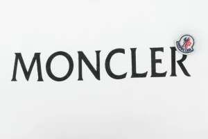 Mxxcler Logo Flocked Print Crewneck Sweatshirt White Brand