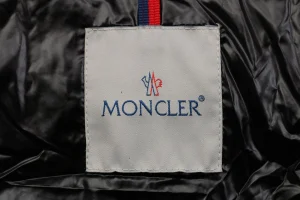 Mxxcler Long Hooded Down with Fur Trim Jacket Black Brand label