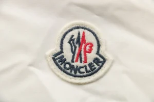 Mxxcler Long Hooded Down with Fur Trim Jacket White Brand label