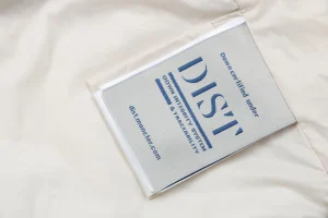 Mxxcler Pario Hooded Quilted Down Vest Wash label