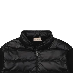 Mxxcler Quilted Pocket Mixed-Fabric Down Jacket #MS-934