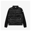 Mxxcler Quilted Pocket Mixed-Fabric Down Jacket #MS-934