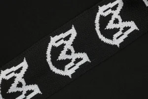 Mxxcler Retro-Inspired Logo Tape Track Pants Logo Tape
