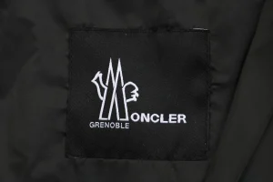 Mxxcler Rooster Arm Logo Hooded Down Jacket Brand label