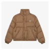 Mxxcler Selle Detachable Short Down Jacket Brown