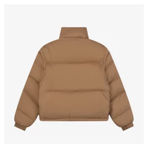 Mxxcler Selle Detachable Short Down Jacket Brown Back view