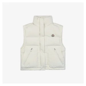 Mxxcler Selle Detachable Short Down Jacket White Front view