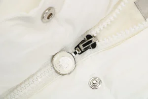 Mxxcler Selle Detachable Short Down Jacket White Zipper puller
