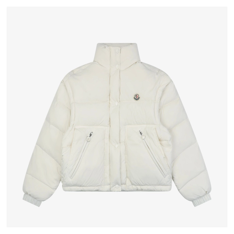 Mxxcler Selle Detachable Short Down Jacket White Front view