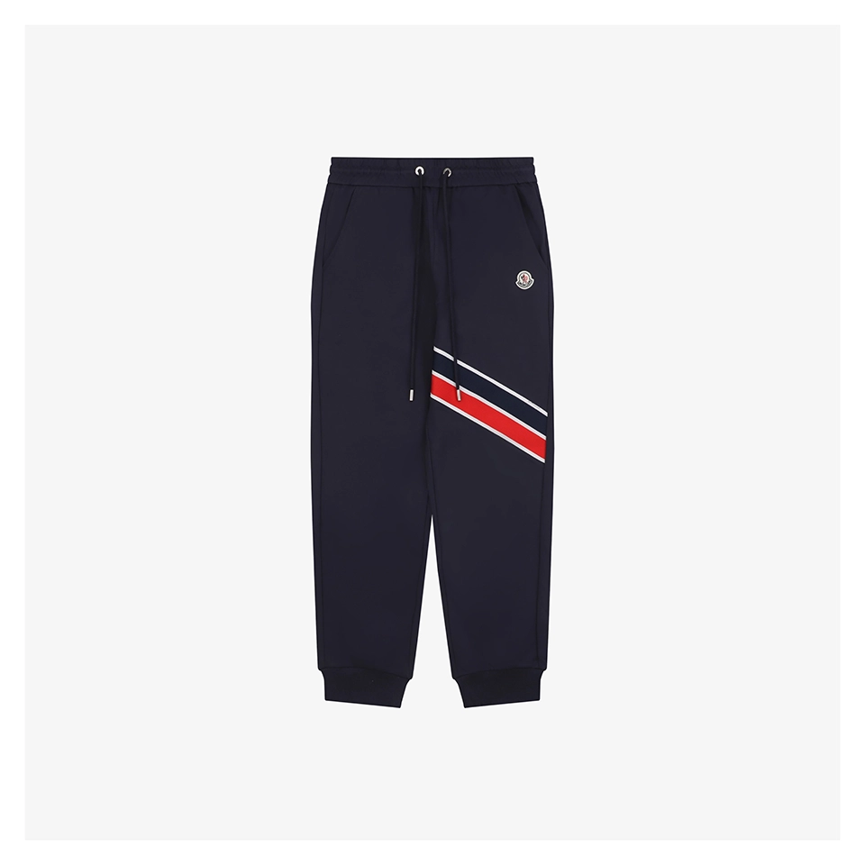 Mxxcler Stripe Logo Track Pants Front view