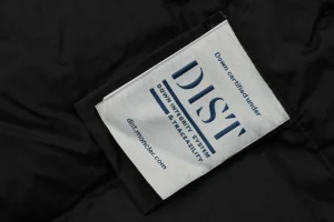 Mxxcler Vouglans Stand Collar Wide-Fit Down Jacket Black Wash label