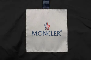 Mxxcler Vouglans Stand Collar Wide-Fit Down Jacket Black Brand label