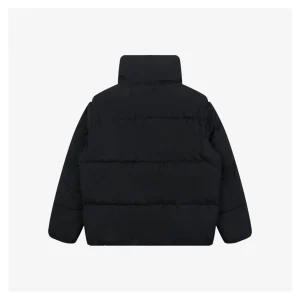 Mxxcler x Willow Smith Triple-Zip Down Jacket #MX-008 Black Back view