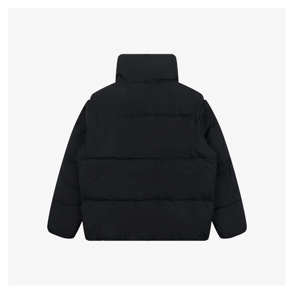 Mxxcler x Willow Smith Triple-Zip Down Jacket #MX-008 Black Back view
