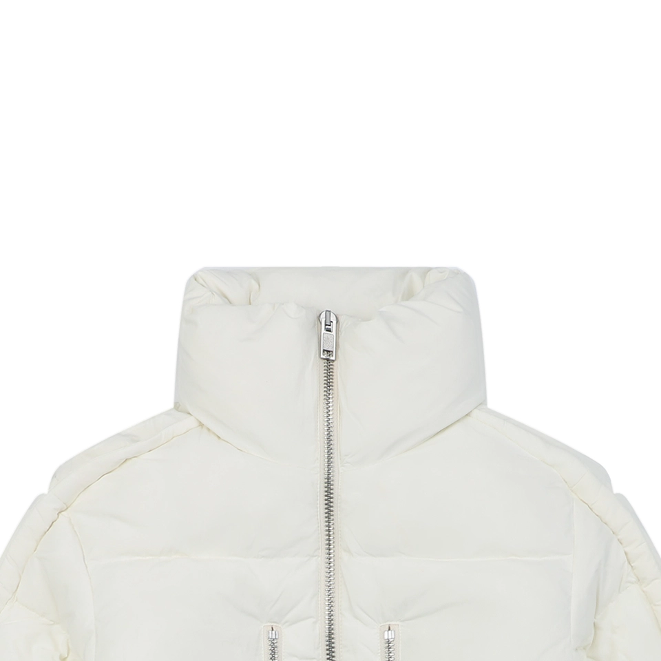 Mxxcler x Willow Smith Triple-Zip Down Jacket #MX-008 White