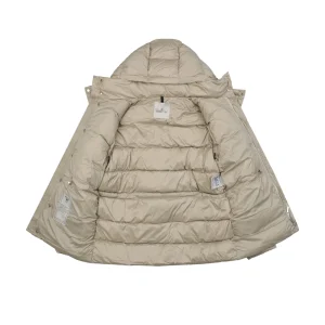 Mxxcler × 1017 ALYX 9SM Hooded Down Jacket Brown Lining