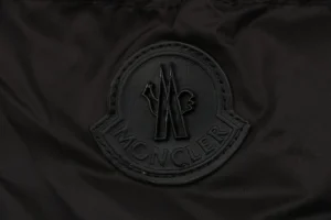 Mxxcler × 1017 ALYX 9SM Hooded Down Jacket Black Brand label