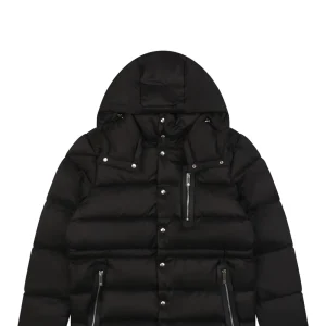 Mxxcler × 1017 ALYX 9SM Hooded Down Jacket Black
