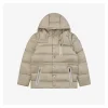 Mxxcler × 1017 ALYX 9SM Hooded Down Jacket (Brown/Black)