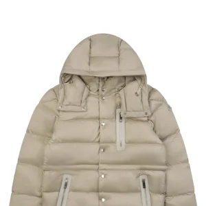 Mxxcler × 1017 ALYX 9SM Hooded Down Jacket Brown