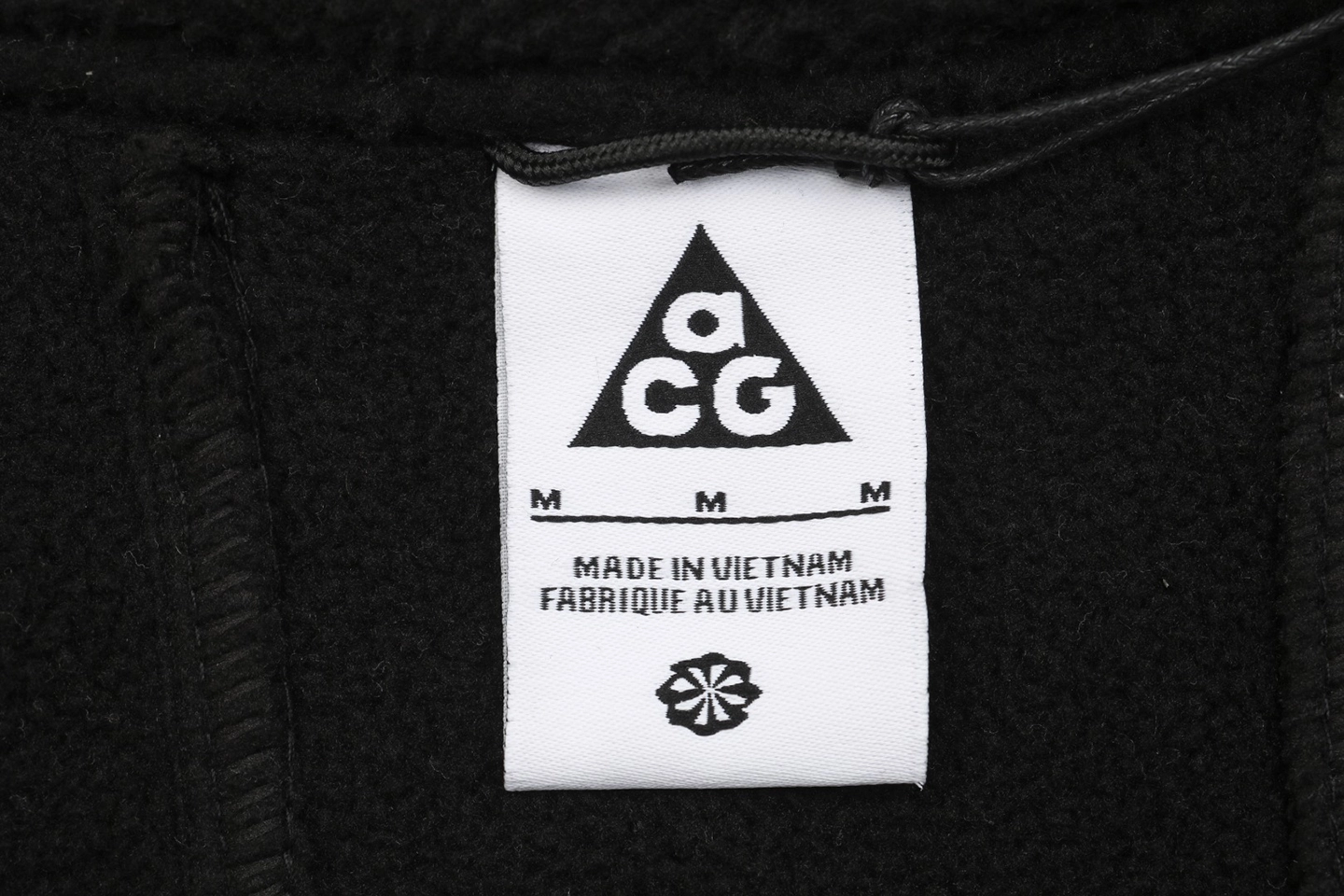 Nike ACG Polartec Fleece Jacket Black Wash label