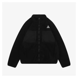 Nike ACG Polartec Fleece Jacket Black Front view