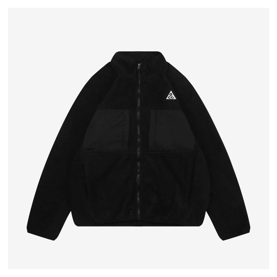 Nike ACG Polartec Fleece Jacket Black Front view