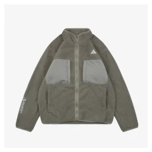 Nike ACG Polartec Fleece Jacket Grey Front view