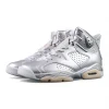 PSG x Jordan 6 Metallic Silver / Pure Platinum 2026