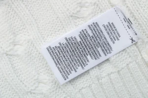 Ralph Lauren Cable-Knit Crewneck Pony Logo Sweater Wash label