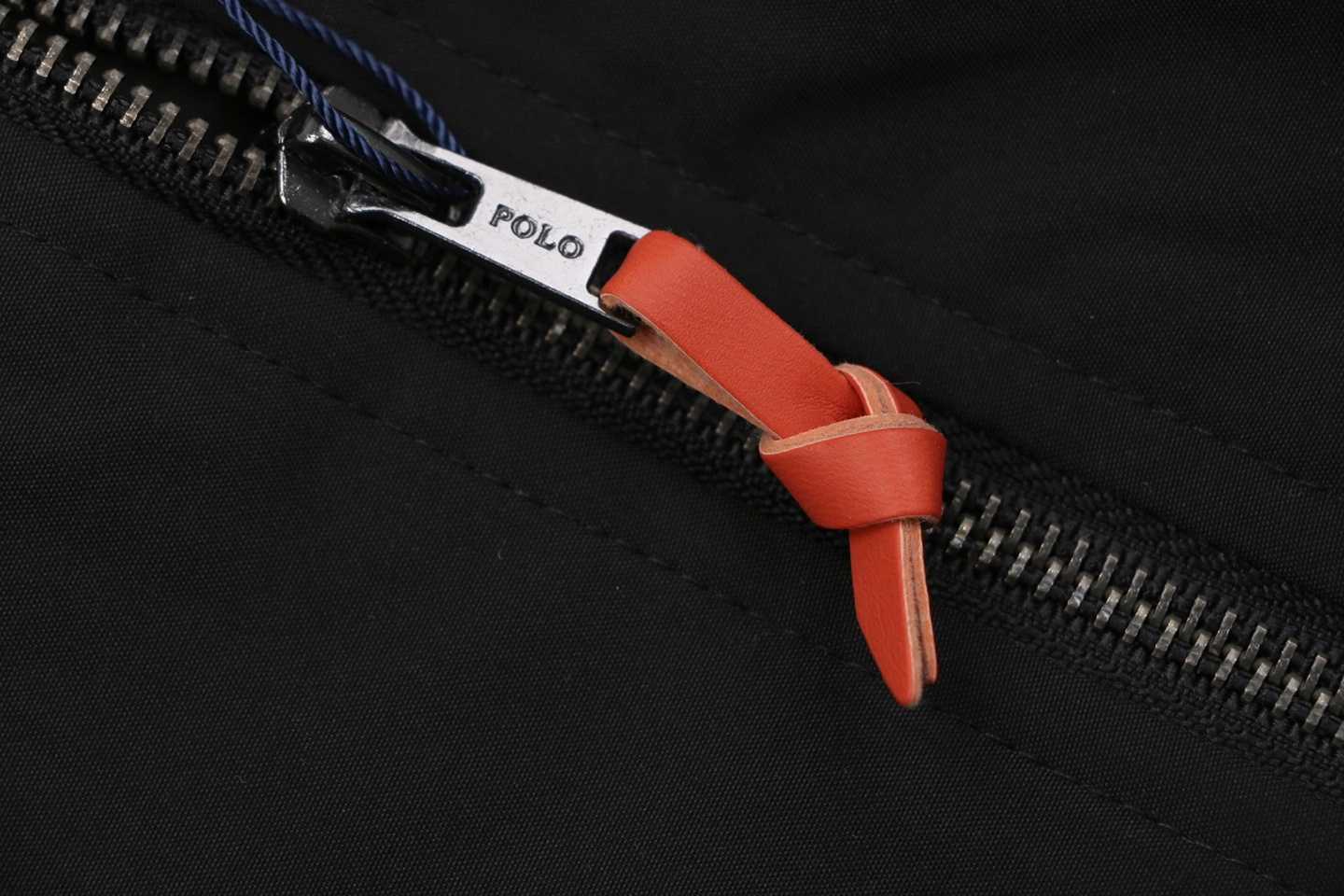 Ralph Lauren Polo N82 Navy-Inspired Insulated Jacket Black Zipper puller