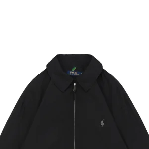 Ralph Lauren Polo Pony Double Pocket Button Jacket Black